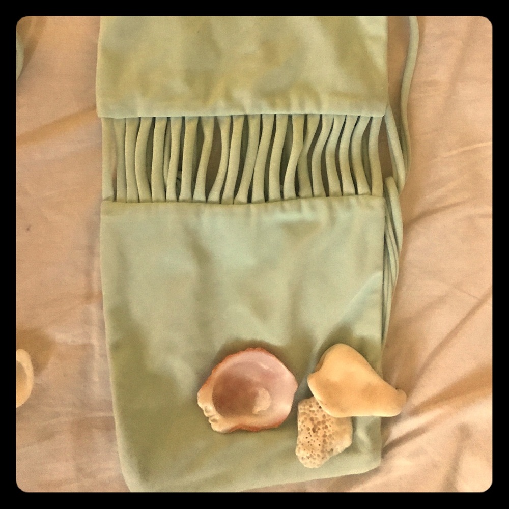 A aqua bikini bandeau